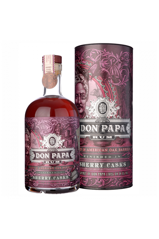 Sherry Casks Rum Don Papa in case