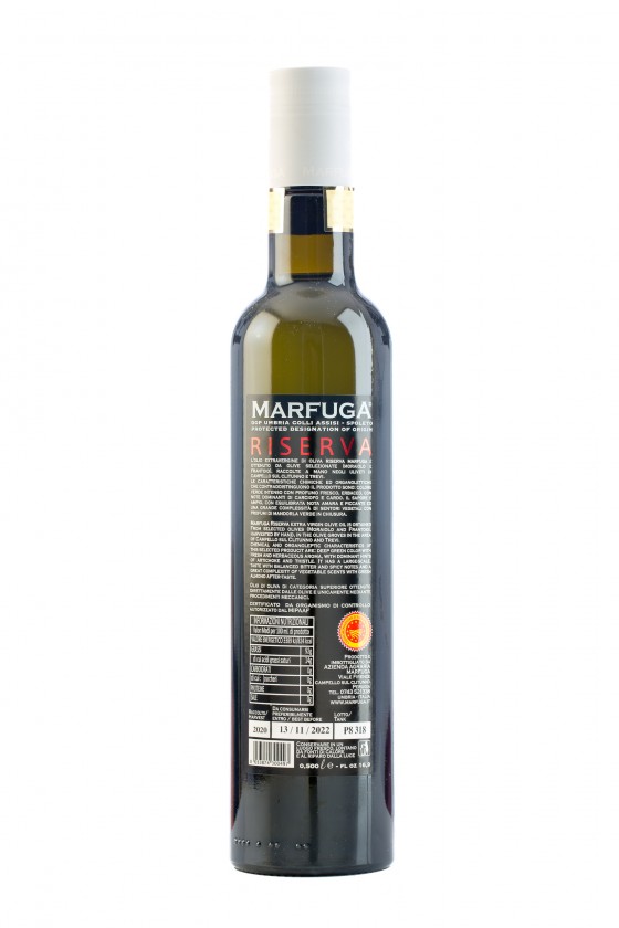 Olio extravergine di oliva "Marfuga" DOP riserva  0,5 L