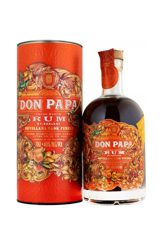 Don Papa Rum Sevillana Cask Finish Rum 70 cL con Confezione