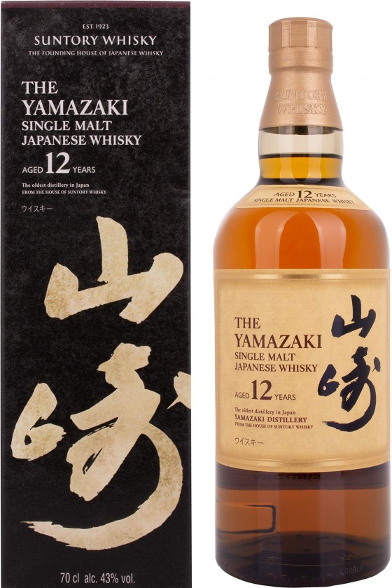 Suntory Whisky The Yamazaki 12 Years Old Single Malt Japanese 43% Vol. 0,7l in Giftbox