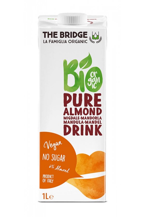 The Bridge Pure Almond Milk organic drink 1 L